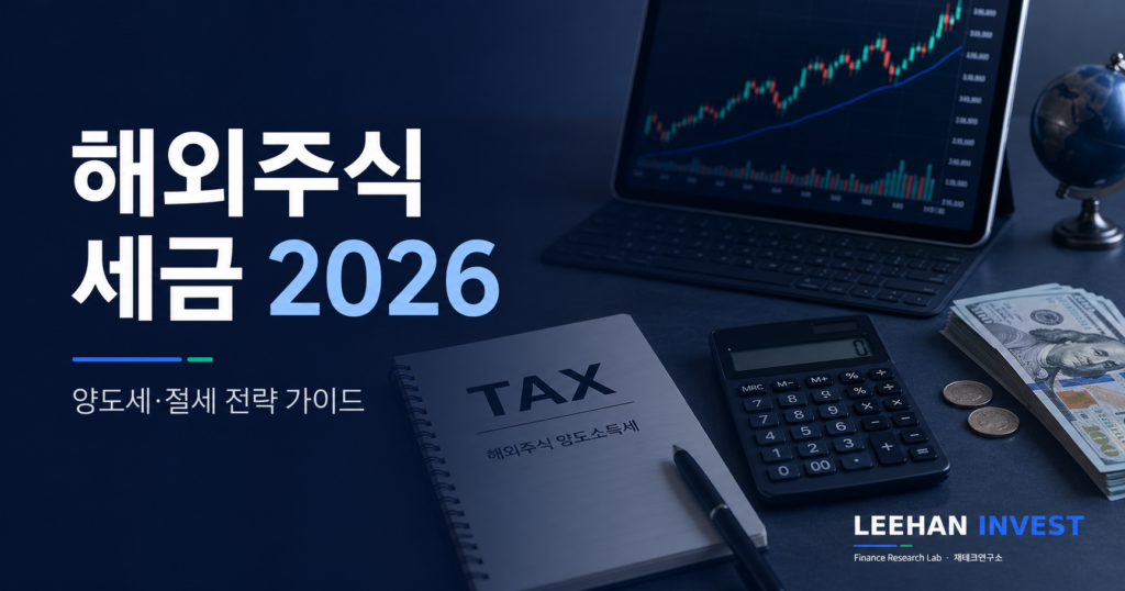 해외주식 양도소득세 22% 250만원 공제 절세 5가지
