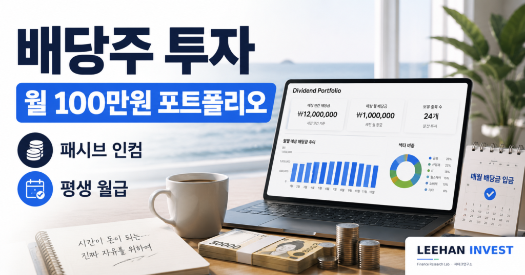 배당주 투자 월 100만원 포트폴리오 SCHD 자산 3억 4단계 로드맵