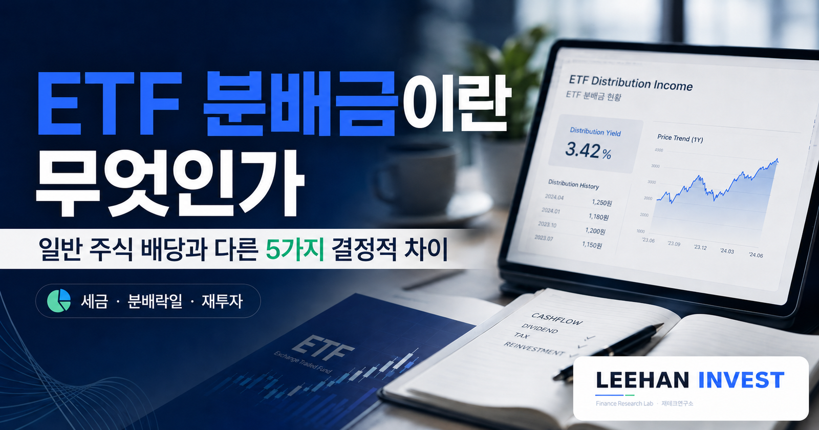 ETF 분배금이란 무엇인가 — 일반 주식 배당과 다른 5가지 결정적 차이
