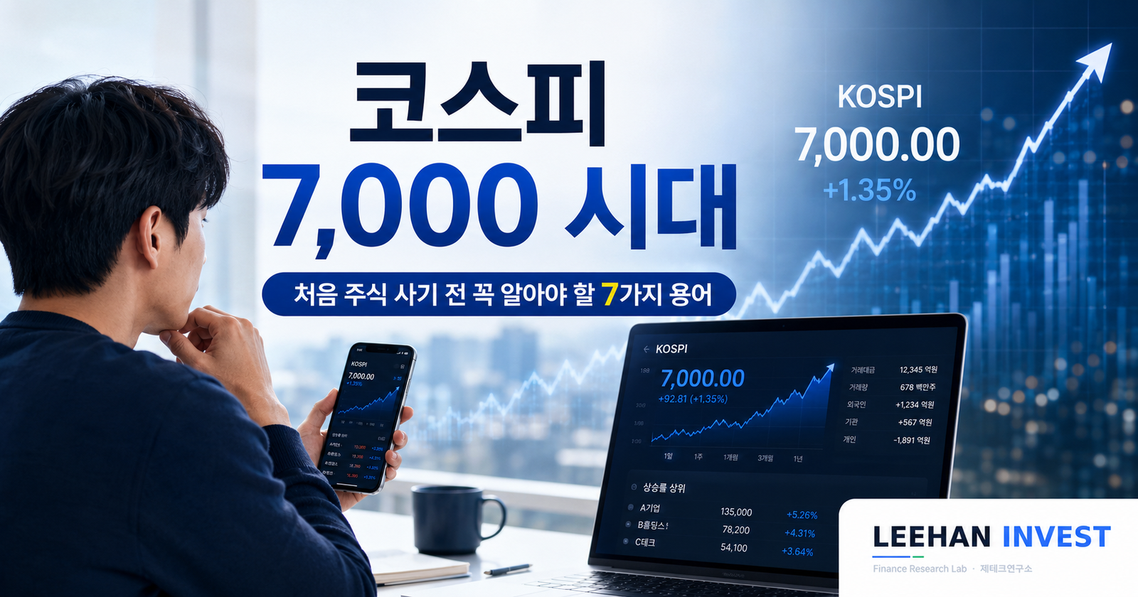 코스피 7,000 시대, 처음 주식 사기 전 꼭 알아야 할 7가지 용어