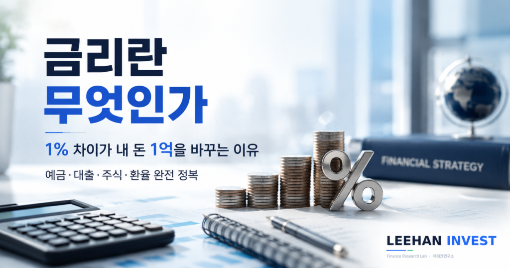 금리란 무엇인가 — 1% 차이