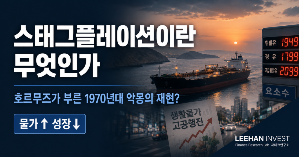 스태그플레이션이란 무엇인가 — 호르무즈가 부른 1970년대 악몽의 재현?