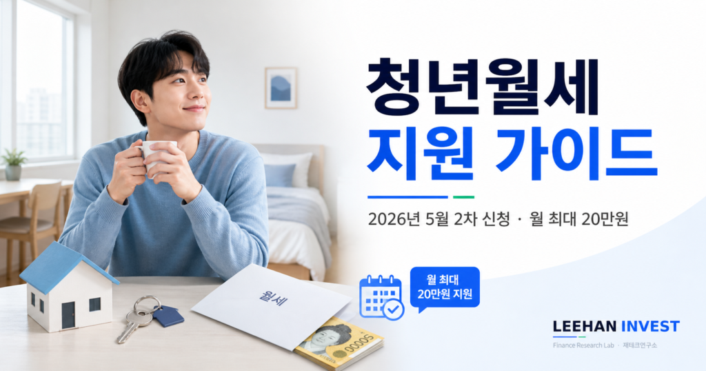 청년월세 2차 신청 5월 연 240만원 무주택 19 34세