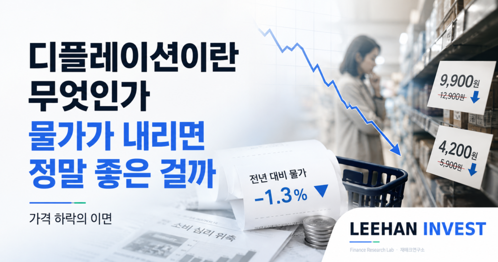 디플레이션이란 무엇인가 — 물가가 내리면 정말 좋은 걸까
