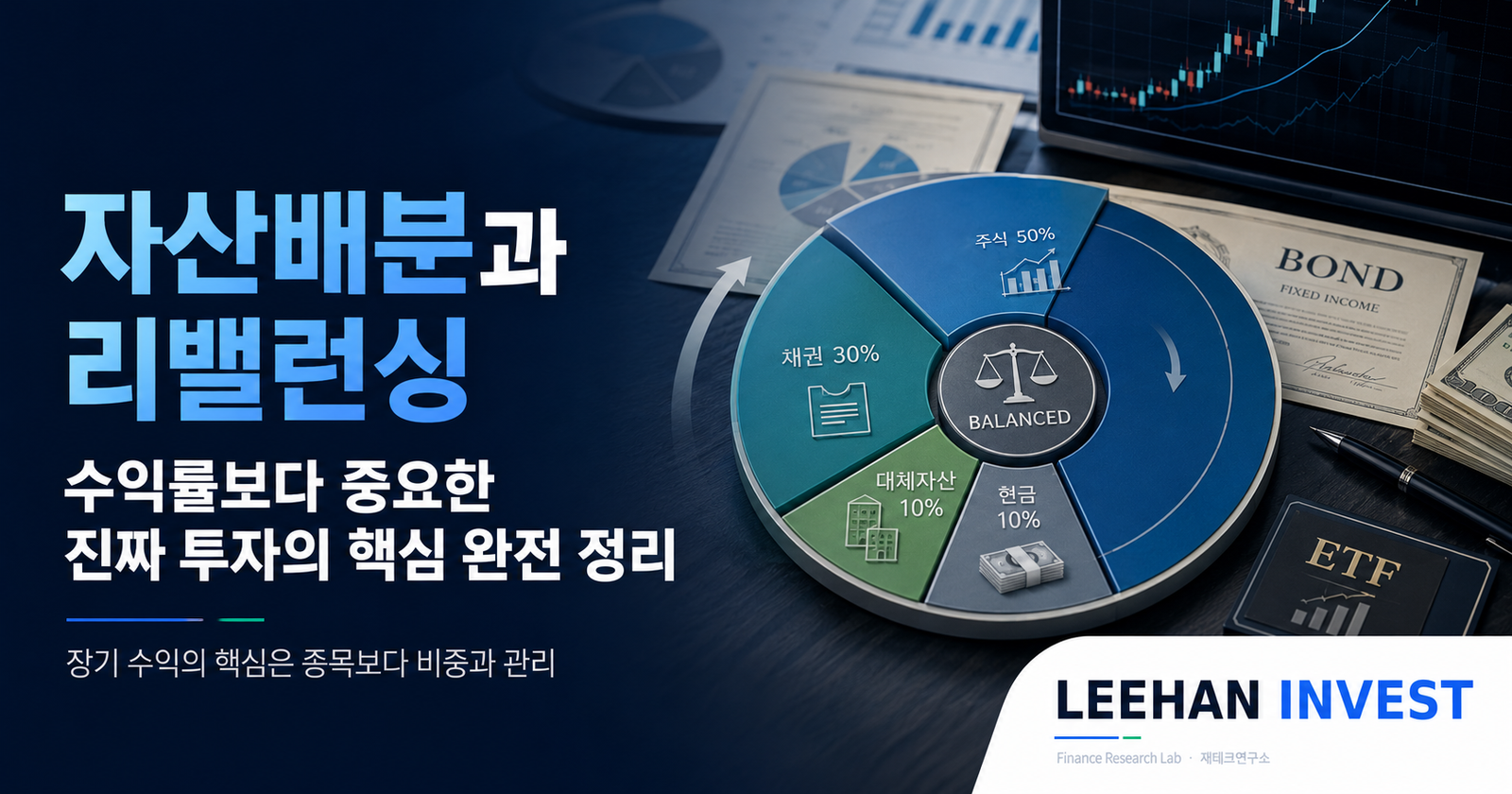 자산배분과 리밸런싱 — 수익률보다 중요한 진짜 투자의 핵심 완전 정리