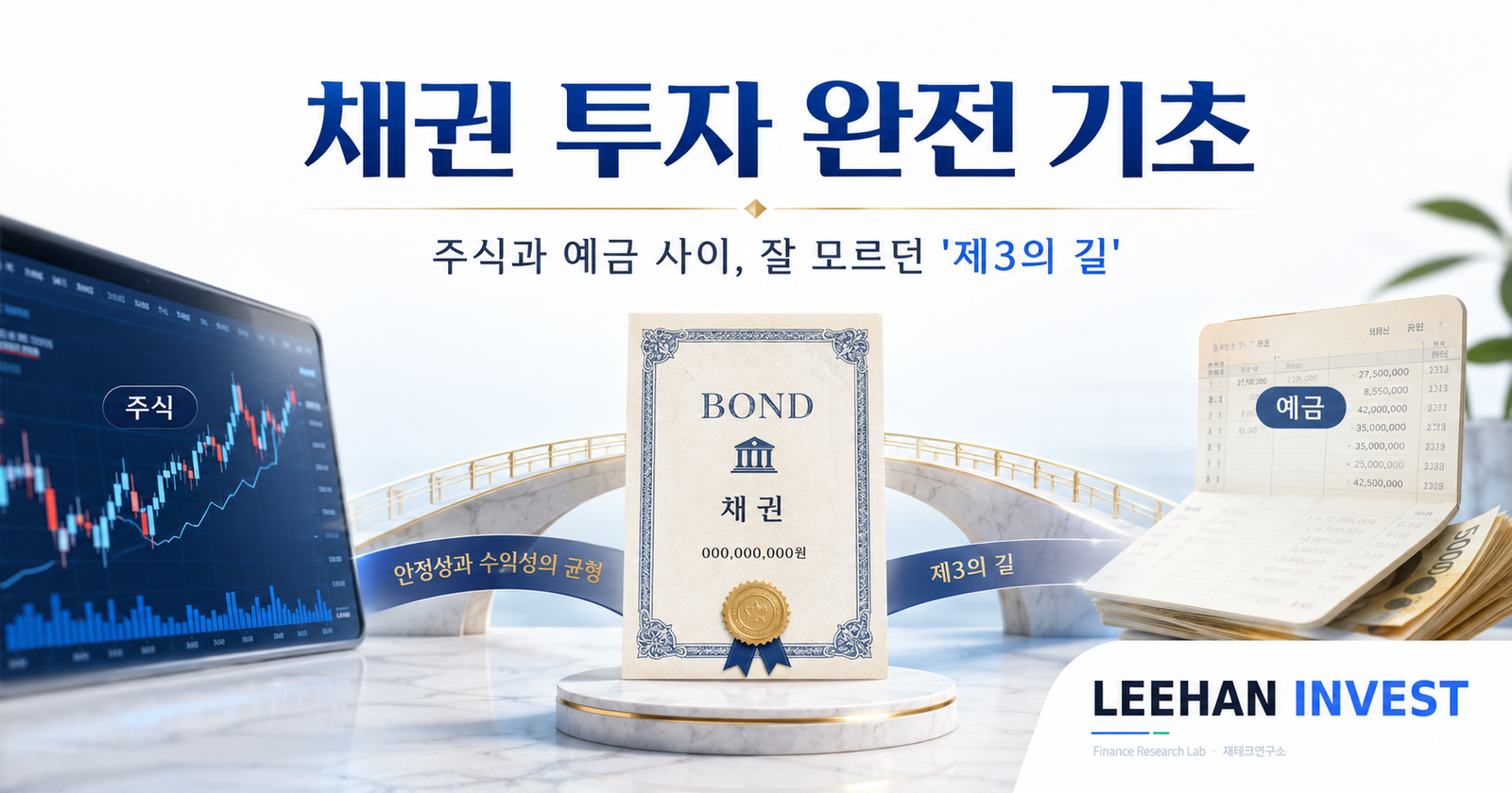 채권 투자 완전 기초 — 주식과 예금 사이, 잘 모르던 ‘제3의 길’