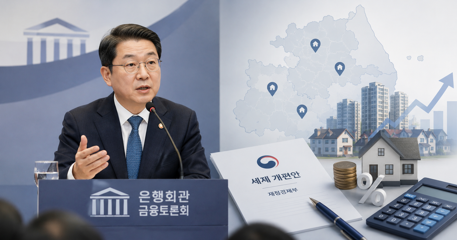 은행회관 부동산 금융토론회 이억원 위원장 발언 다주택자 지도 재정경제부 세제