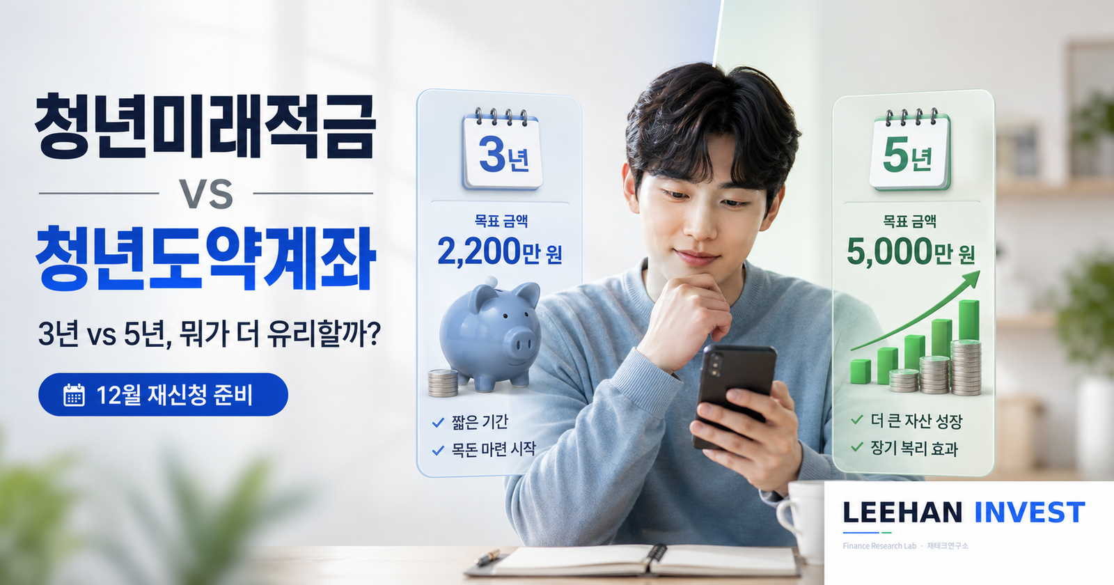 청년미래적금 vs 도약계좌 완전 비교, 갈아타기 답은?