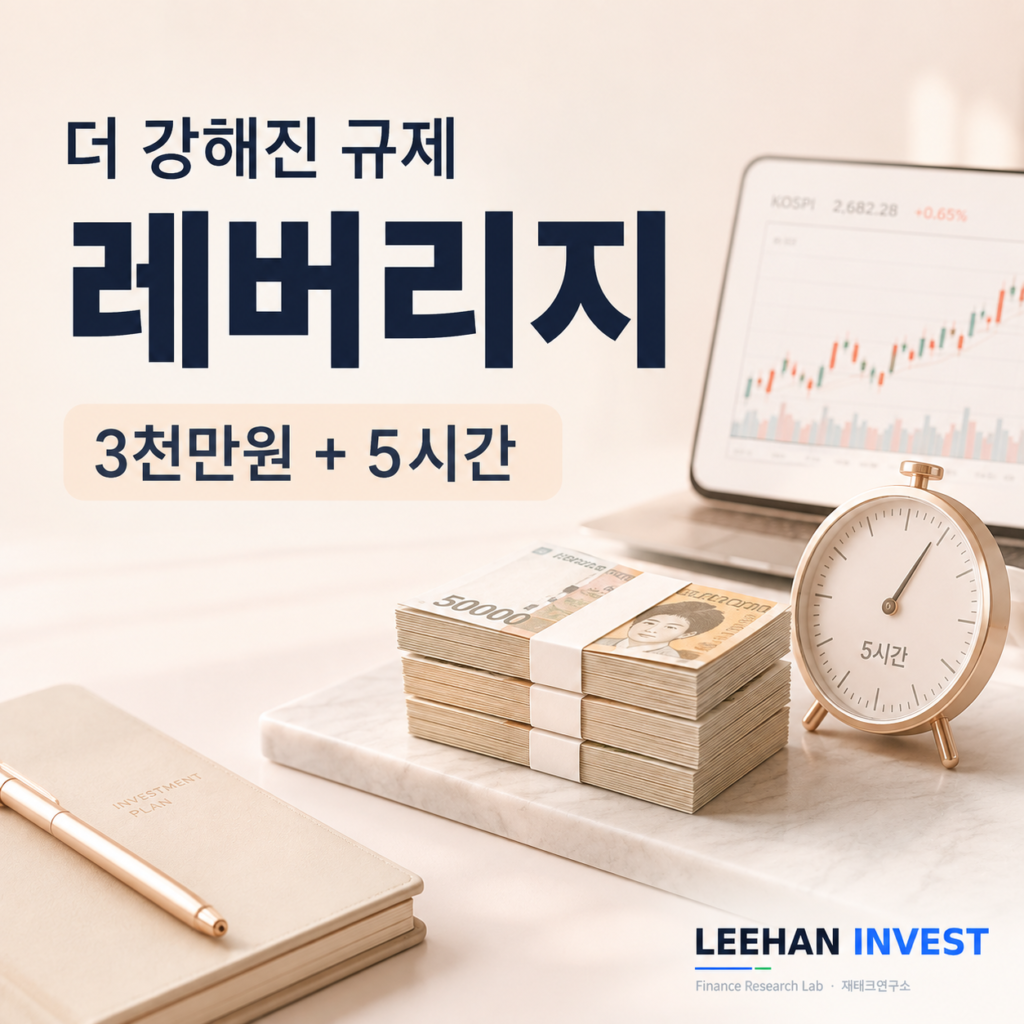 2026년 8월 19일 단일종목 레버리지 현금 3천만원 모의거래 5시간 규제