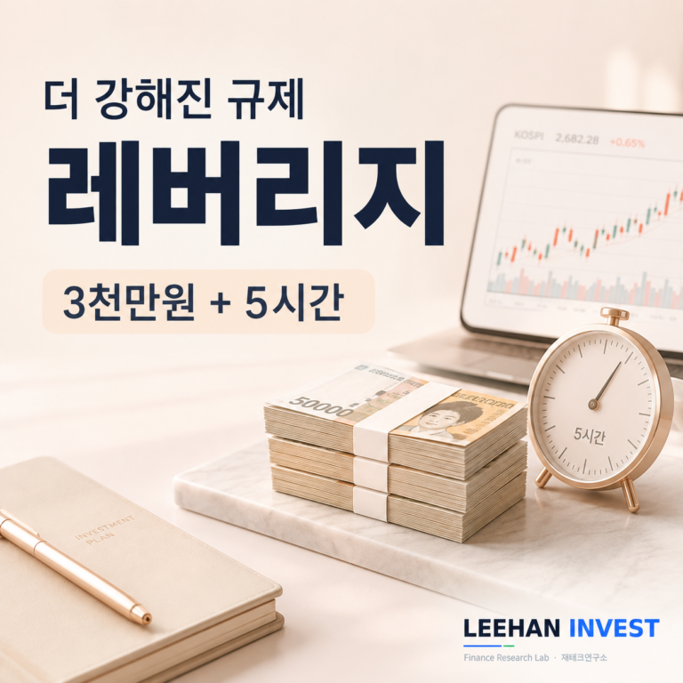 2026년 8월 19일 단일종목 레버리지 현금 3천만원 모의거래 5시간 규제
